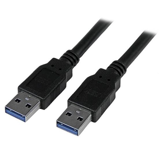 Image de StarTech.com Câble USB 3.0 A vers A de 3 m - M/M - Noir (USB3SAA3MBK)