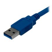 Image de StarTech.com Câble SuperSpeed USB 3.0 A vers B de 1m - Mâle / Mâle - Bleu (USB3SAB1M)