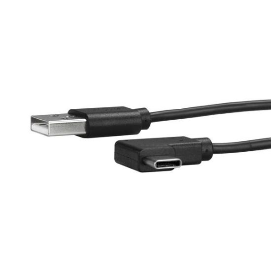 Image de StarTech.com Câble de Charge USB-A vers USB-C de 1m, Coudé à Droite, Charge et Synchronisation, 3A, USB 2.0 - Cordon de Charge USB (USB2AC1MR)