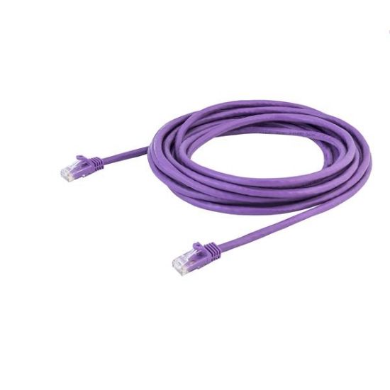 Image de StarTech.com Câble réseau Cat6 UTP sans crochet de 5 m - Violet (N6PATC5MPL)