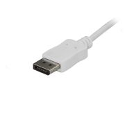 Image de StarTech.com Câble adaptateur USB C vers DisplayPort de 1,8 m - 4K 60 Hz - Blanc (CDP2DPMM6W)