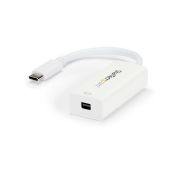 Image de StarTech.com Adaptateur USB-C vers Mini DisplayPort - 4K 60Hz - Blanc - Adaptateur USB 3.1 Type-C vers Mini DP - La Version Mise à Jour est EC (CDP2MDP)