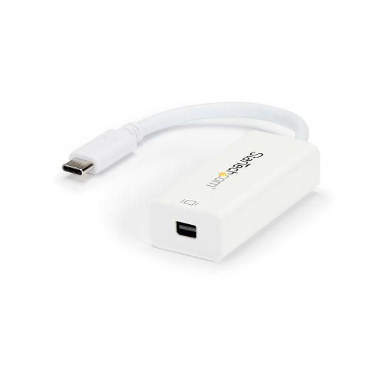 Image de StarTech.com Adaptateur USB-C vers Mini DisplayPort - 4K 60Hz - Blanc - Adaptateur USB 3.1 Type-C vers Mini DP - La Version Mise à Jour est EC (CDP2MDP)