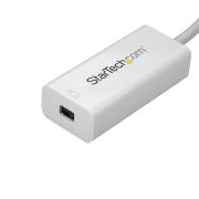 Image de StarTech.com Adaptateur USB-C vers Mini DisplayPort - 4K 60Hz - Blanc - Adaptateur USB 3.1 Type-C vers Mini DP - La Version Mise à Jour est EC (CDP2MDP)