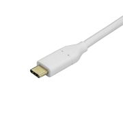 Image de StarTech.com Adaptateur USB-C vers Mini DisplayPort - 4K 60Hz - Blanc - Adaptateur USB 3.1 Type-C vers Mini DP - La Version Mise à Jour est EC (CDP2MDP)