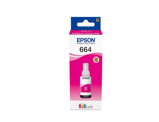 Image de Epson 664 Ecotank Magenta ink bottle (C13T664340)