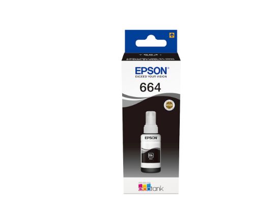 Image de Epson 664 Ecotank Black ink bottle (C13T664140)