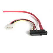 Image de StarTech.com Câble Adaptateur SAS SFF 8482 vers SATA avec Alimentation LP4 - 46 cm (SAS729PW18)