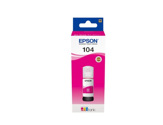 Image de Epson 104 EcoTank Magenta ink bottle (C13T00P340)