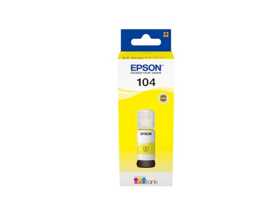 Image de Epson 104 EcoTank Yellow ink bottle (C13T00P440)