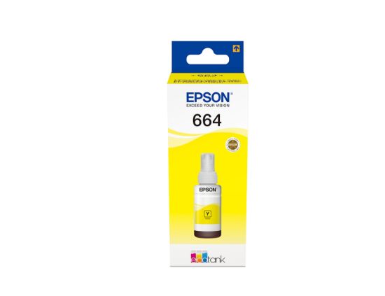 Image de Epson 664 Ecotank Yellow ink bottle (C13T664440)