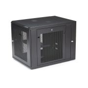 Image de StarTech.com Armoire Réseau Murale à 4 Montants 12U avec Étagère 1U, Armoire Serveur Murale 19" à Charnières pour Équipement IT/AV/Électronique/Ordinateur, Armoire Rack Venti ... (RK1232WALHM)