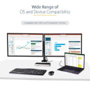 Image de StarTech.com Câble USB C 10Gbps 1m - Certifié USB-IF - Câble USB 3.1/3.2 Gen 1 Type-C - Alimentation 100W (5A) Power Delivery, DP Alt Mode - Cordon USB C vers C - Charge/Synch ... (USB31CCV1M)