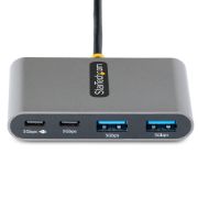 Image de StarTech.com Hub USB-C à 4 Ports avec 100W Power Delivery Pass-Through - Hub USB 3.0 4 Ports - USB-C vers USB-A - Hub USB Type-C avec Câble de 30cm - Mini Hub USB-C - ... (5G2A2CPDB-USB-C-HUB)