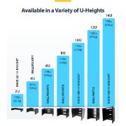 Image de StarTech.com étagère Rack monté sur le mur Noir (RACK-10U-14-BRACKET)