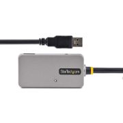 Image de StarTech.com hub & concentrateur USB 3.2 Gen 1 (3.1 Gen 1) Type-A 5000 Mbit/s Noir, Argent (U01043-USB-EXTENDER)