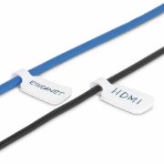 Image de StarTech.com Étiquette pour Câble de 9 cm, Paquet de 100, Blanches, Étiquette de Repérage pour Câble avec Crochets, Étiquettes de Cordon Inscriptibles pour Gestion des Câb ... (CABLE-TAG-HLWH)