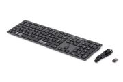 Image de HP 720 Multi-Device Rechargeable Wireless Keyboard clavier maison/bureau USB + Bluetooth AZERTY Belge Noir (9T5B1AA#AC0)