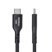 Image de StarTech.com Câble de Charge USB-A vers USB-C de 3m, Charge et Synchronisation, 3A, USB 2.0, Gaine TPE - Cordon de Charge USB Noir (USB2AC3MNC)