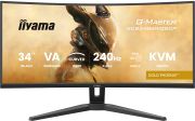 Image de iiyama G-MASTER écran plat de PC 86,4 cm (34") 3440 x 1440 pixels UltraWide Quad HD Noir (GCB3486WQSCP-B1)