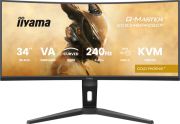 Image de iiyama G-MASTER écran plat de PC 86,4 cm (34") 3440 x 1440 pixels UltraWide Quad HD Noir (GCB3486WQSCP-B1)