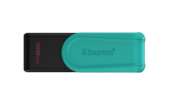 Image de Kingston Technology DataTraveler 128GB Portable USB 3.2 Gen 1 Exodia S (Noir/Turquoise) (DTXS/128GB)