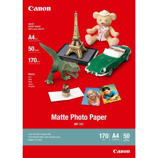 Image de Canon Papier photo mat A4 MP-101 - 50 feuilles (7981A005)