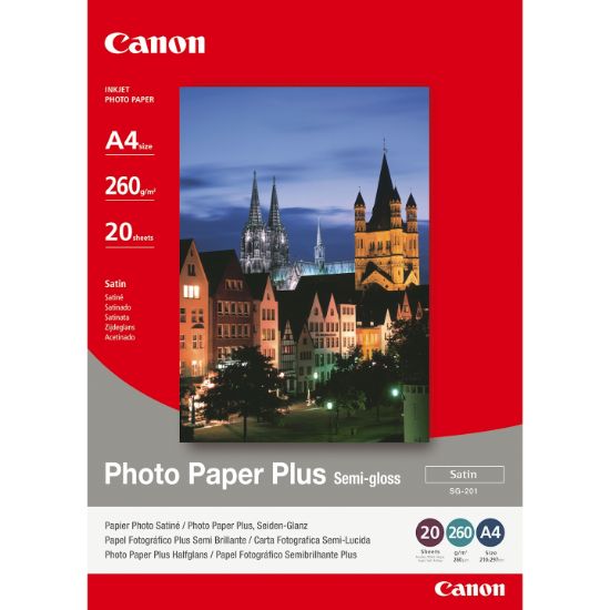 Image de Canon Papier Photo Satiné A4 SG-201 - 20 feuilles (1686B021)