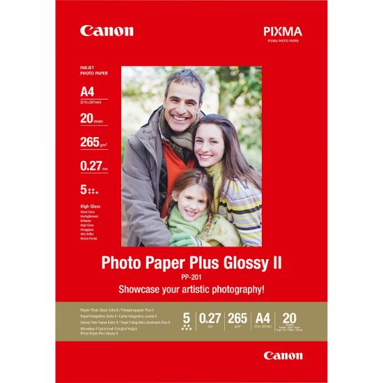 Image de Canon Papier photo brillant extra II A4 PP-201 - 20 feuilles (2311B019)