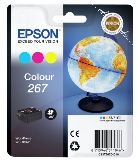 Image de Epson Globe Monobloc 267 - encre DURABrite Ultra 3 couleurs (C13T26704010)
