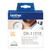 Image de Brother étiquette à imprimer Blanc (DK-11218)
