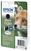 Image de Epson Fox Singlepack Black T1281 DURABrite Ultra Ink (C13T12814012)