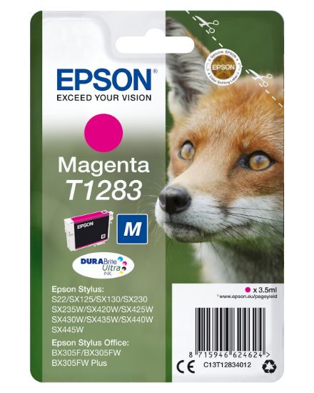 Image de Epson Fox Cartouche "Renard" - Encre DURABrite Ultra M (C13T12834012)