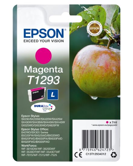 Image de Epson Apple Cartouche "Pomme" - Encre DURABrite Ultra M (C13T12934012)