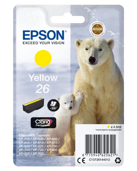 Image de Epson Polar bear Cartouche "Ours Polaire" - Encre Claria Premium J (C13T26144012)