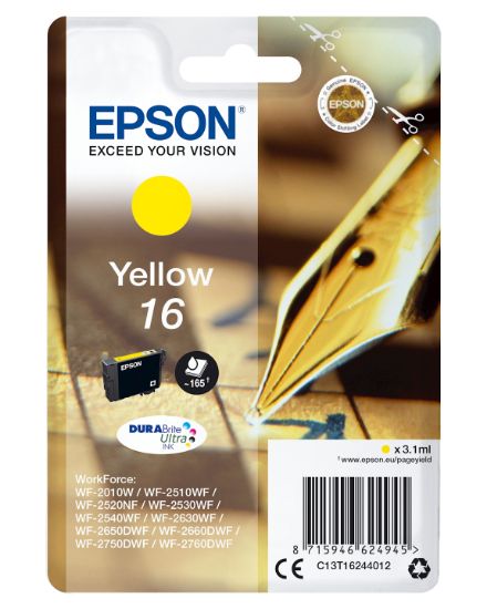 Image de Epson Pen and crossword Cartouche "Stylo à plume" 16 - Encre DURABrite Ultra J (C13T16244012)