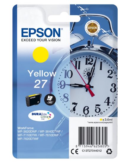 Image de Epson Alarm clock Cartouche "Réveil" 27 - Encre DURABrite Ultra J (C13T27044012)