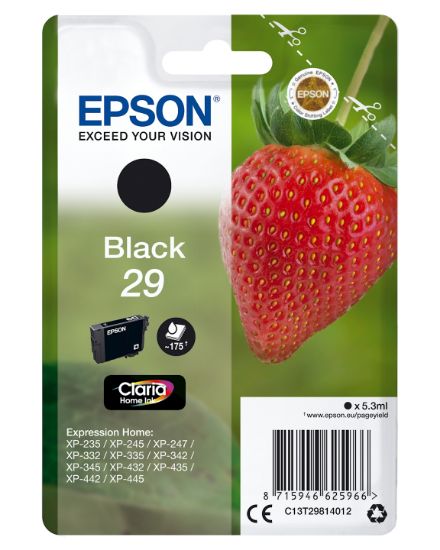 Image de Epson Strawberry Cartouche "Fraise" 29 - Encre Claria Home N (C13T29814012)
