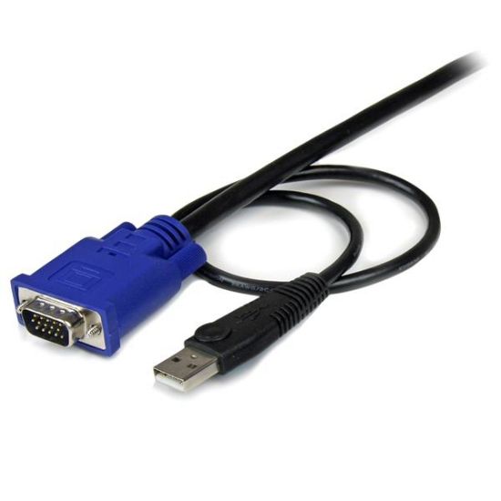 Image de StarTech.com Câble pour Switch KVM VGA avec USB 2 en 1 - 3m (SVECONUS10)