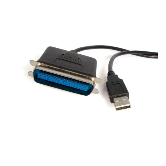 Image de StarTech.com Câble Adaptateur de 1.80m USB vers 1 Port Parallèle pour Imprimante - Mâle Mâle (ICUSB1284)