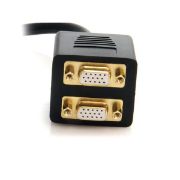 Image de StarTech.com Câble Répartiteur en Y DVI-I Analogique vers Double VGA 30 cm - Câble Splitter DVI VGA - M/F (DVISPL1VV)