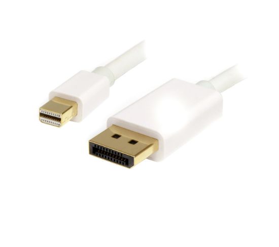 Image de StarTech.com Câble Mini DisplayPort vers DisplayPort 1.2 de 2 m - Câble Adaptateur Mini DP vers DisplayPort 4K x 2K UHD - Câble Mini DP vers DP pour Moniteur - Câble de Conve ... (MDP2DPMM2MW)
