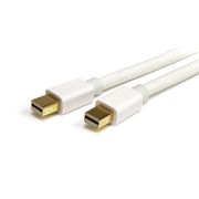 Image de StarTech.com Câble Mini DisplayPort de 1m - Vidéo Ultra HD 4K x 2K - Câble Mini DisplayPort 1.2 - Câble Mini DP vers Mini DP pour Moniteur - Cordon Mini DisplayPort - Blanc (MDPMM1MW)