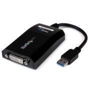 Image de StarTech.com Adaptateur USB 3.0 vers DVI - Adaptateur Vidéo Double Écran/Multi-Écrans de Carte Graphique /Vidéo Externe USB 3.0 vers DVI – Adaptateur d'Affichage USB - 2048 x ... (USB32DVIPRO)