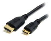 Image de StarTech.com Câble HDMI haute vitesse avec Ethernet 2 m - HDMI vers HDMI Mini - M/M (HDACMM2M)