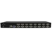 Image de StarTech.com Switch KVM USB VGA à 16 ports avec OSD - Commutateur écran clavier souris à montage en rack 1U (SV1631DUSBU)