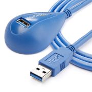 Image de StarTech.com Câble d'extension SuperSpeed USB 3.0 de bureau de 1,5 m - USB A vers A M/F (USB3SEXT5DSK)