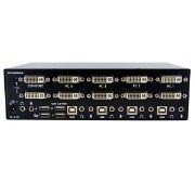 Image de StarTech.com Switch KVM USB 2 Ecrans DVI pour 4 Ordinateurs avec Audio - Commutateur KVM (SV431DD2DUA)