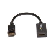Image de StarTech.com Adaptateur DisplayPort vers HDMI - Convertisseur Vidéo DP 1.2 vers HDMI 1080p - Câble DP vers HDMI pour Moniteur/Écran - Câble Passif DP à HDMI - Connecteur DP à Ve ... (DP2HDMI2)