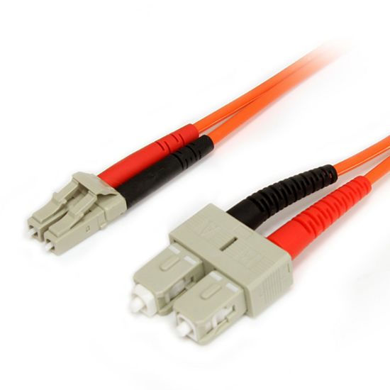 Image de StarTech.com Câble patch à fibre optique duplex 62,5/125 multimode 3 m LC - SC (FIBLCSC3)